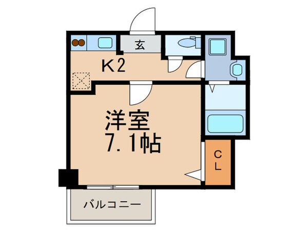 プレジ－ル灘の物件間取画像